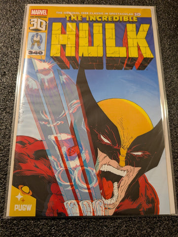 The Incredible Hulk #340 Pan-Galactic 3d Edition (Pan-Universal Galactic) NM