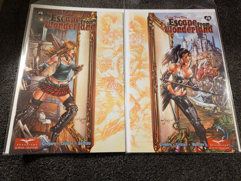 Escape from Wonderland #0 Cover A+B set (Zenescope Entertainment) NM