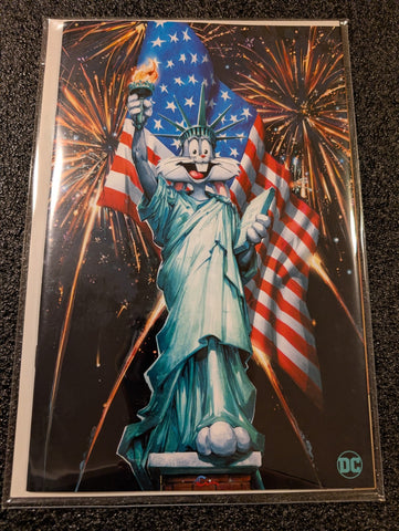 Looney Tunes 280 Clayton Crain Liberty Bunny Virgin NYCC NM LTD 300