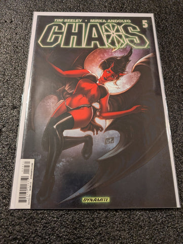 Chaos #5 Nei Ruffino Variant (Dynamite Comics) Purgatori/Lady Demon Cover VF+