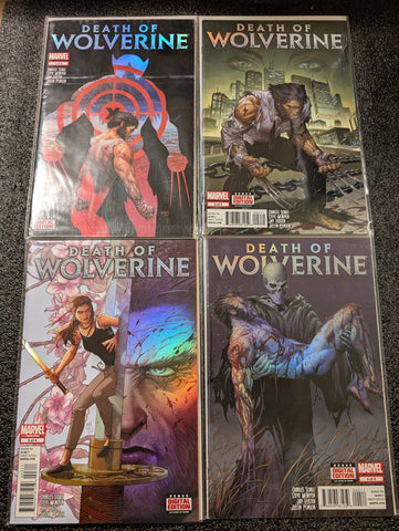 Death Of Wolverine #1-4 (Lot of 4) MARVEL 2014 Complete Set VF+
