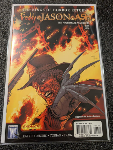 Freddy Vs Jason Vs Ash (Of Army of Darkness) : the Nightmare Warriors #4 (DC) NM