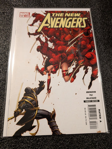 The New Avengers #27 Marvel Comics 2007 1st Hawkeye as Ronin VF+