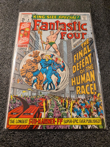 Fantastic Four Annual #8 (Marvel Comics December 1970) FN+