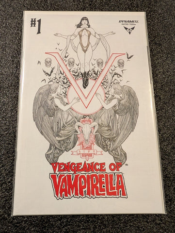 Vengeance of Vampirella #1 Frank Cho 1:50 Ratio (Dynamite Comics Aug. 2019) NM