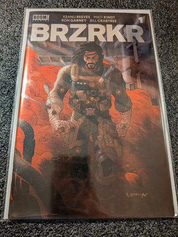BRZRKR #1 Rafael Grampa Foil Cover (BOOM! Studios February 2021) NM