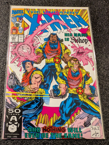 The Uncanny X-Men #282 1st App Bishop!! (Marvel Comics November 1991) NM