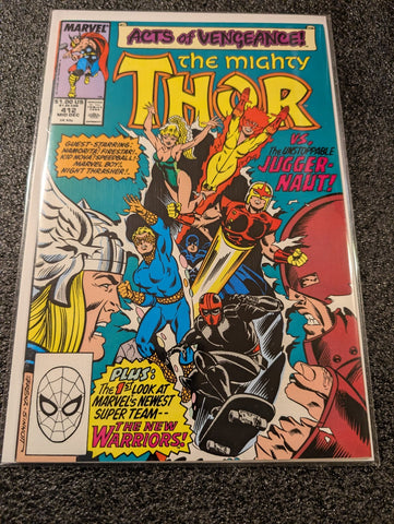 The Mighty Thor #412 (Marvel Comics Mid-December 1989) NM-