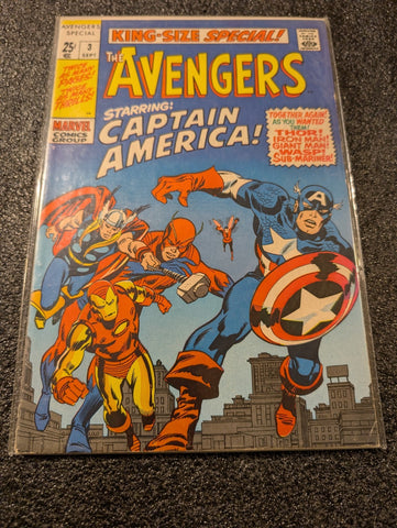 The Avengers King-Size #3 - "Captain America Joins... the Avengers!" VG+