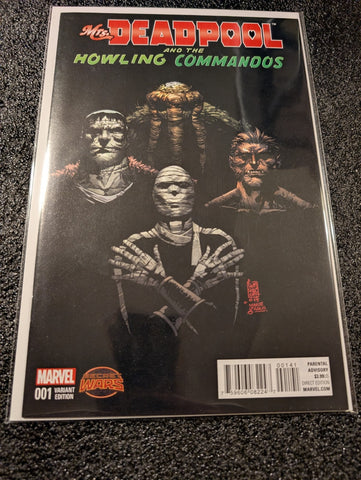 Mrs. Deadpool and the Howling Commandos #1 1:25 Camuncoli, Marvel, 2015 NM-