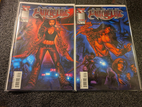 Witchblade #75 Manapul Sara Cover connecting set (Image Comics 2004) NM