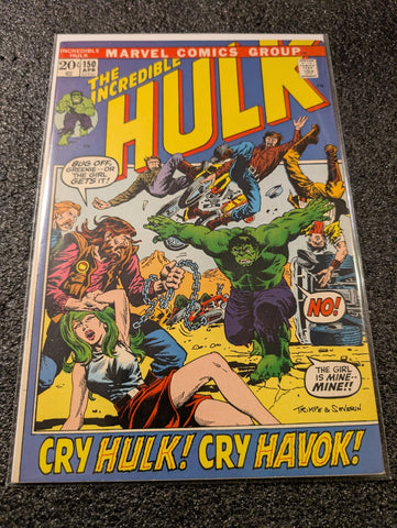 The Incredible Hulk #150 (Marvel Comics April 1972) FN-