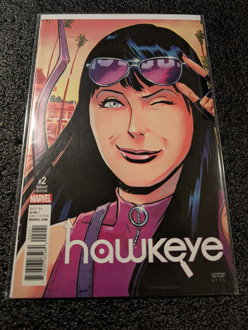 Hawkeye #2 Leonardo Romero Cover Variant 1:25 (Marvel Comics 2017) NM