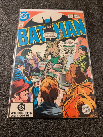 Batman #359 Vol. 1 Origin of Killer Croc DC Comics 1983 FN+
