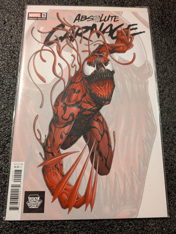 Absolute Carnage #5 Local Comic Shop Day-John Tyler Christopher (Marvel) NM
