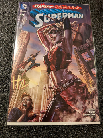 Superman #47 Harley's Little Black Book Lee Bermejo Color Cover (DC Comics) NM