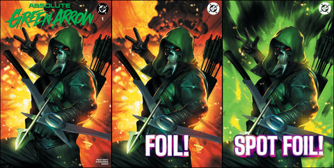 Absolute Green Arrow #1 - CK Shared ALPHA Exclusive (w/SPOT FOIL Option) - Dave Wilkins