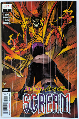 Absolute Carnage: Scream #1 - Second Printing - Gerardo Sandoval
