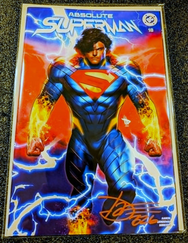 Absolute Superman #18 - SIGNED CK Shared ALPHA Exclusive (w/SPOT FOIL) - Dave Wilkins