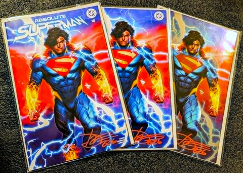 Absolute Superman #18 - SIGNED CK Shared ALPHA Exclusive (w/SPOT FOIL) - Dave Wilkins