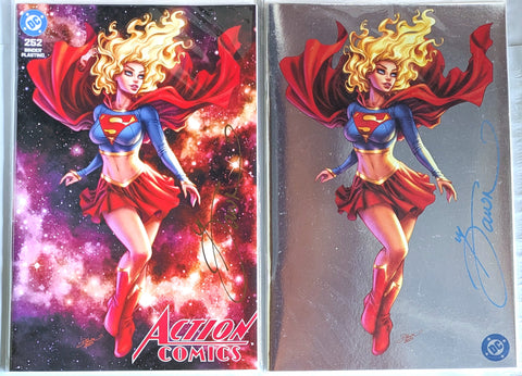Action Comics #252 Facsimile - SIGNED CK Shared ALPHA Exclusive (w/SPOT FOIL) - Dawn McTeigue
