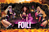 Aftermath #1 - FOIL, METAL & LEATHER "Three Witchy Women" CK Exclusive - Monte M. Moore
