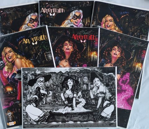 Aftermath #1 - SIGNED "Three Witchy Women" CK Exclusive - Monte M. Moore