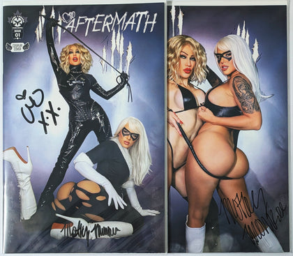 Aftermath #1 - SIGNED NYCC "Cat Girls" CK Exclusive - Faces by Rachie, Motley Monroe