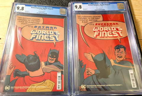 Batman/Superman: World's Finest #1 - CGC 9.8 1:25 Ratio Set - Chip Zdarsky