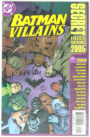 Batman Villains: Secret Files & Origins 2005 - SIGNED by Kevin Nowlan