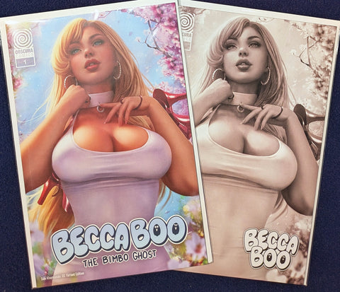Becca Boo the Bimbo Ghost #1 - "Double D" Kickstarter Exclusive - Sun Khamunaki