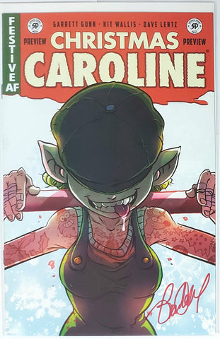 Christmas Caroline Annual Preview - SIGNED - Garrett Gunn