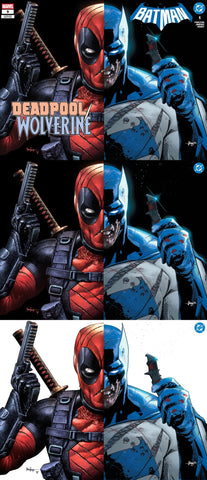 Deadpool/Wolverine #9-Batman #1 - NYCC Exclusive - Mico Suayan, Javi Fernandez