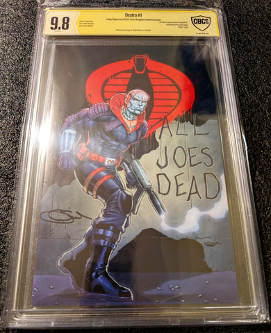 Destro #1 - SIGNED CBCS 9.8 - CK Exclusive - Sajad Shah