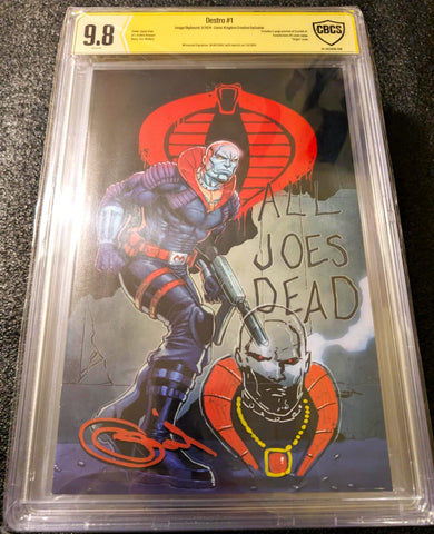 Destro #1 - REMARKED CBCS 9.8 - CK Exclusive - Sajad Shah