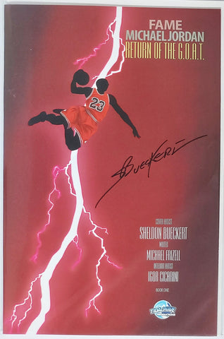 Fame: Michael Jordan - CK Exclusive - Fan Expo Chicago - Batman: Dark Knight Returns Homage - SIGNED - Sheldon Bueckert