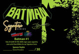Batman #1 - NYCC Glow-in-the-Dark CK Shared ALPHA Exclusive - Dave Wilkins
