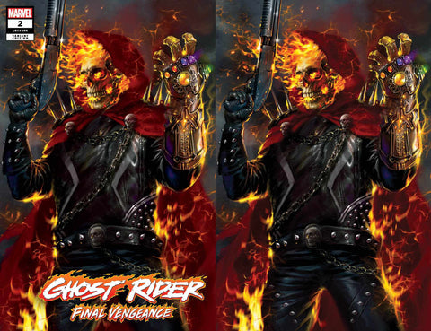 Ghost Rider: Final Vengeance #2 - CK Shared Exclusive - DAMAGED COPY - Lucio Parrillo