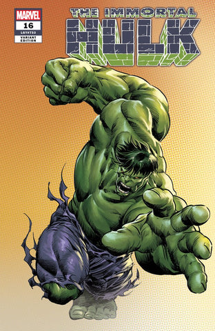 Immortal Hulk #16 - DAMAGED - Exclusive Variant - Mike Deodato