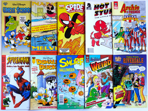 Halloween Mini Comic Bundle - 10 Mini Comics & 1 Mystery Mini Comic!