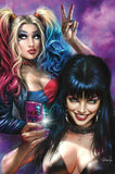 Harley Quinn X Elvira #1 - NYCC CK Shared Exclusive - Lucio Parrillo, Faces by Rachie