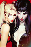 Harley Quinn X Elvira #1 - NYCC CK Shared Exclusive - Sozomaika, Faces by Rachie