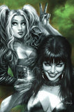 Harley Quinn X Elvira #1 - NYCC CK Shared Exclusive - Lucio Parrillo, Faces by Rachie