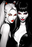 Harley Quinn X Elvira #1 - NYCC CK Shared Exclusive - Sozomaika, Faces by Rachie
