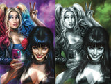 Harley Quinn X Elvira #1 - NYCC CK Shared Exclusive - Lucio Parrillo, Faces by Rachie