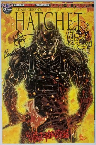 Hatchet: Vengeance #3 - Cover A - SIGNED & REMARKED - Ken Haeser, Buz Hasson