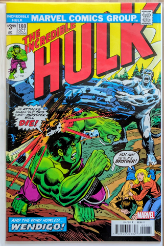 Incredible Hulk #180 and #181 Facsimiles - 07/05-12/23 - Herb Trimpe