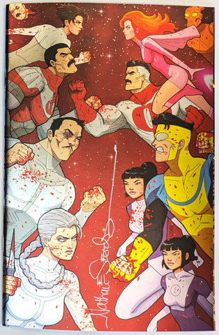 Invincible Returns #1 Facsimile - SIGNED MATTE FOIL CK Shared ALPHA Exclusive - Nathan Szerdy