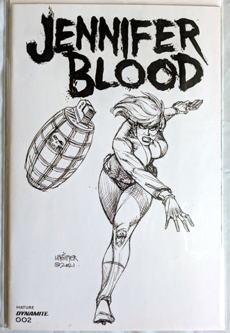 Jennifer Blood #2 - 1:15 Ratio Variant - Joseph Michael Linsner
