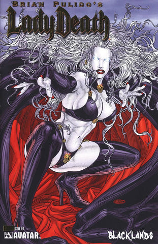 Lady Death: Blacklands #1/2 - Gold Foil - DAMAGED COPY - Juan Jose Ryp